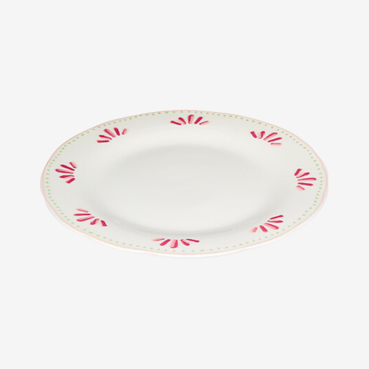 FLEUR DE ROSE Assiette plate