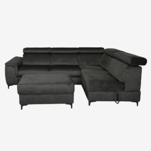MAJESTIC Angle convertible droit + pouf